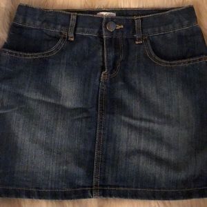 Dark Blue Denim Skirt